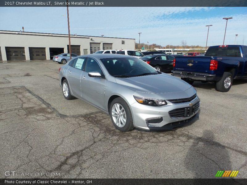 Silver Ice Metallic / Jet Black 2017 Chevrolet Malibu LT