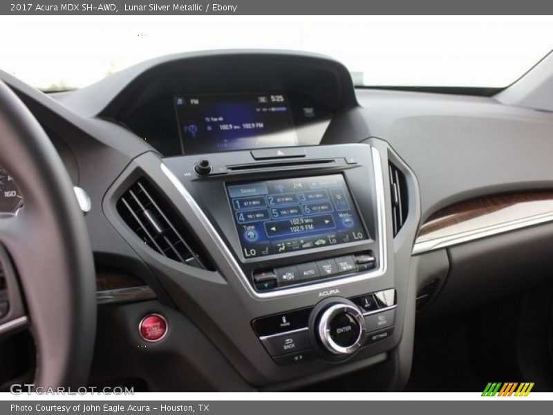 Lunar Silver Metallic / Ebony 2017 Acura MDX SH-AWD