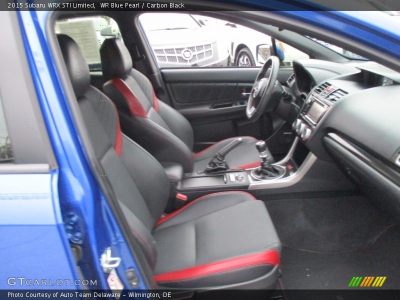 Front Seat of 2015 WRX STI Limited