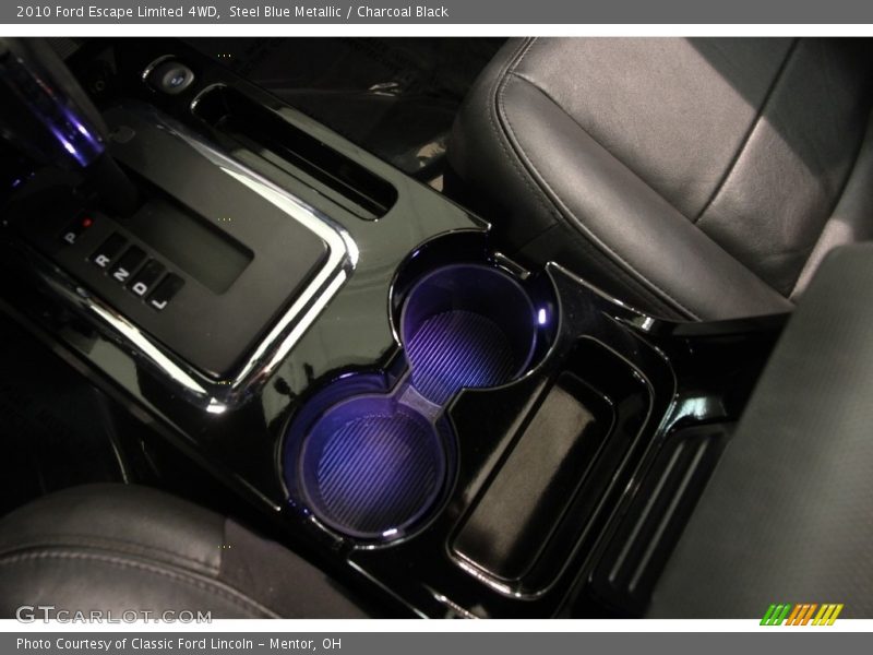 Steel Blue Metallic / Charcoal Black 2010 Ford Escape Limited 4WD