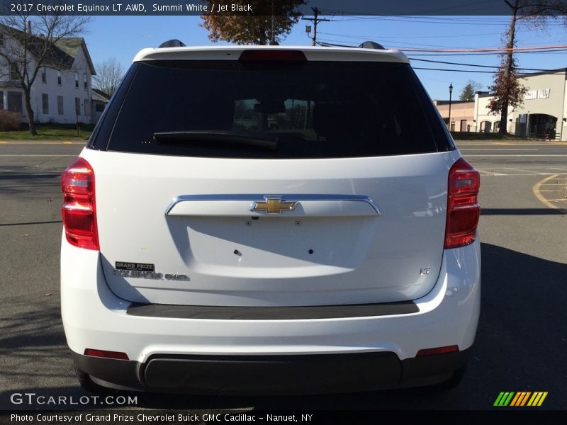 Summit White / Jet Black 2017 Chevrolet Equinox LT AWD