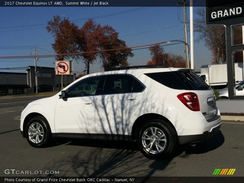 Summit White / Jet Black 2017 Chevrolet Equinox LT AWD