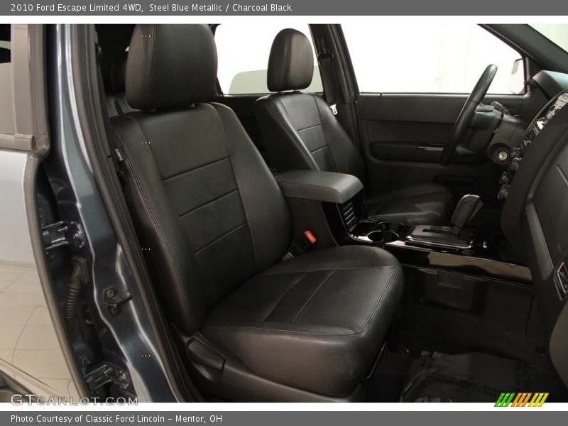 Steel Blue Metallic / Charcoal Black 2010 Ford Escape Limited 4WD