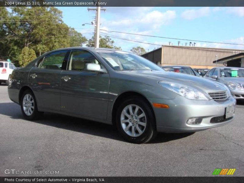 Mystic Sea Green Opalescent / Ivory 2004 Lexus ES 330