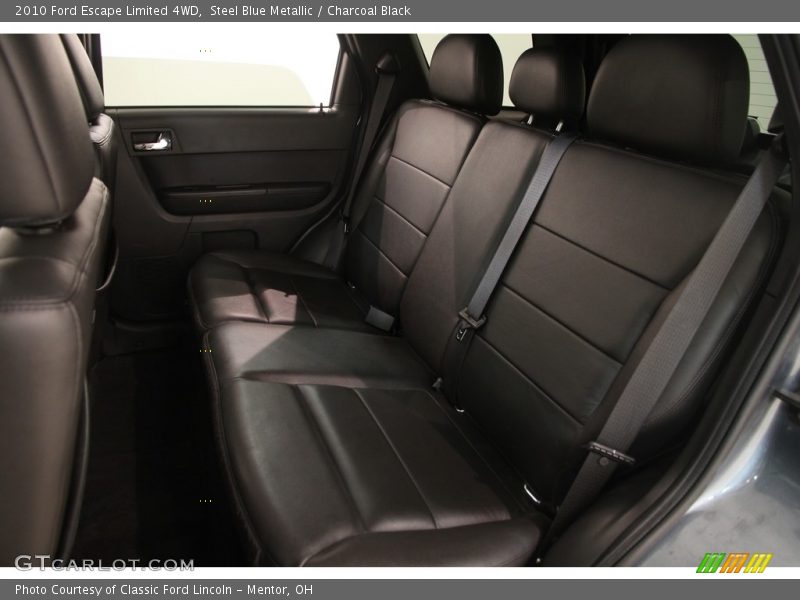 Steel Blue Metallic / Charcoal Black 2010 Ford Escape Limited 4WD