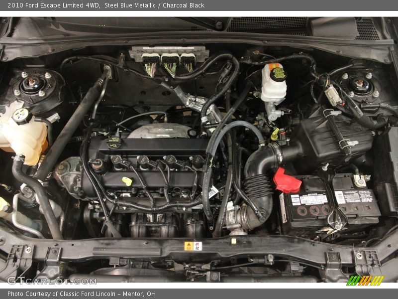 Steel Blue Metallic / Charcoal Black 2010 Ford Escape Limited 4WD