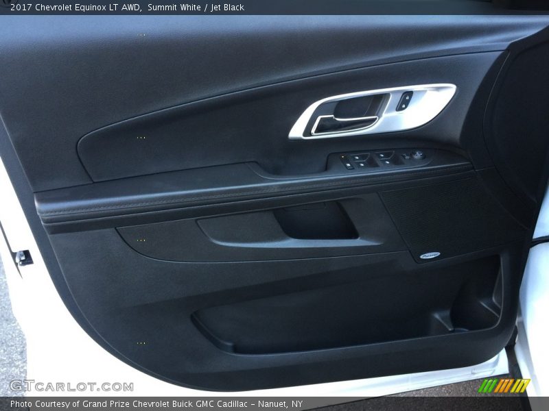 Summit White / Jet Black 2017 Chevrolet Equinox LT AWD