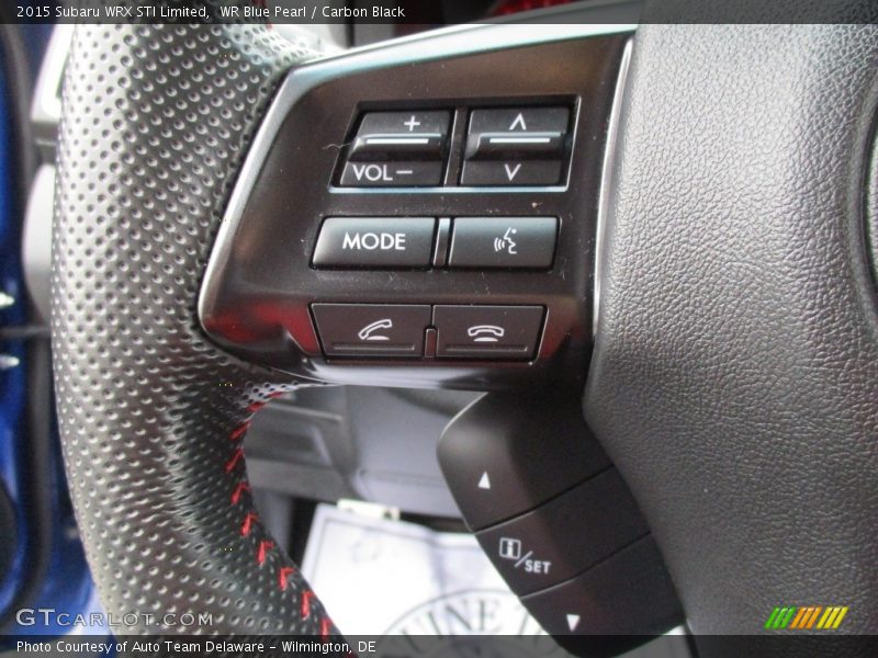 Controls of 2015 WRX STI Limited