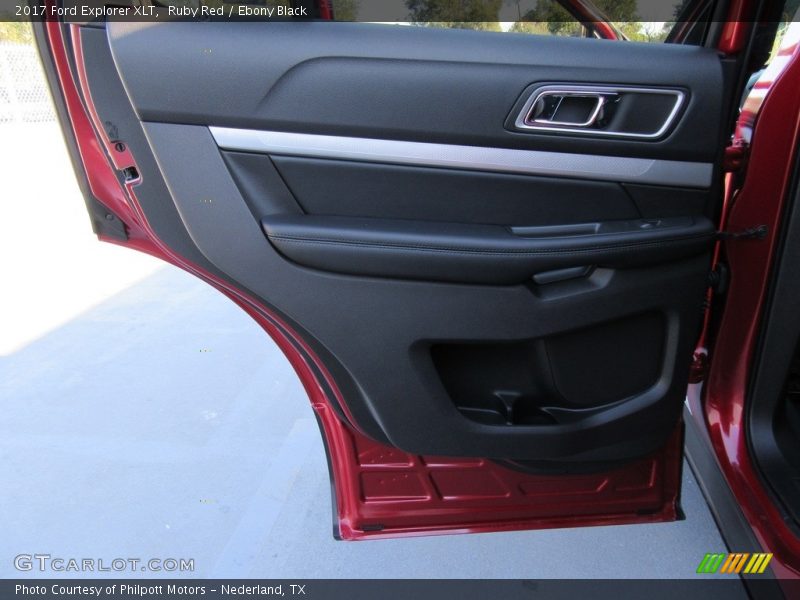 Ruby Red / Ebony Black 2017 Ford Explorer XLT