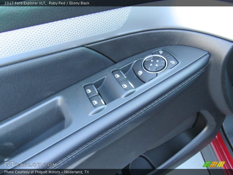Ruby Red / Ebony Black 2017 Ford Explorer XLT
