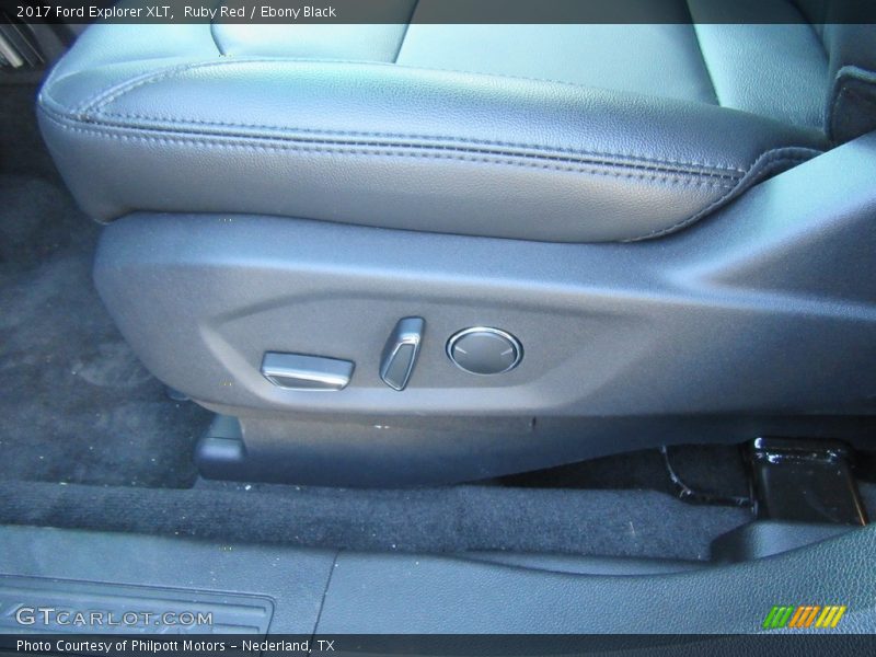 Ruby Red / Ebony Black 2017 Ford Explorer XLT