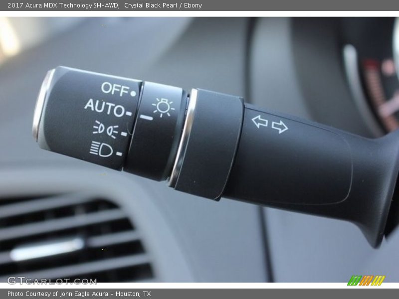 Crystal Black Pearl / Ebony 2017 Acura MDX Technology SH-AWD
