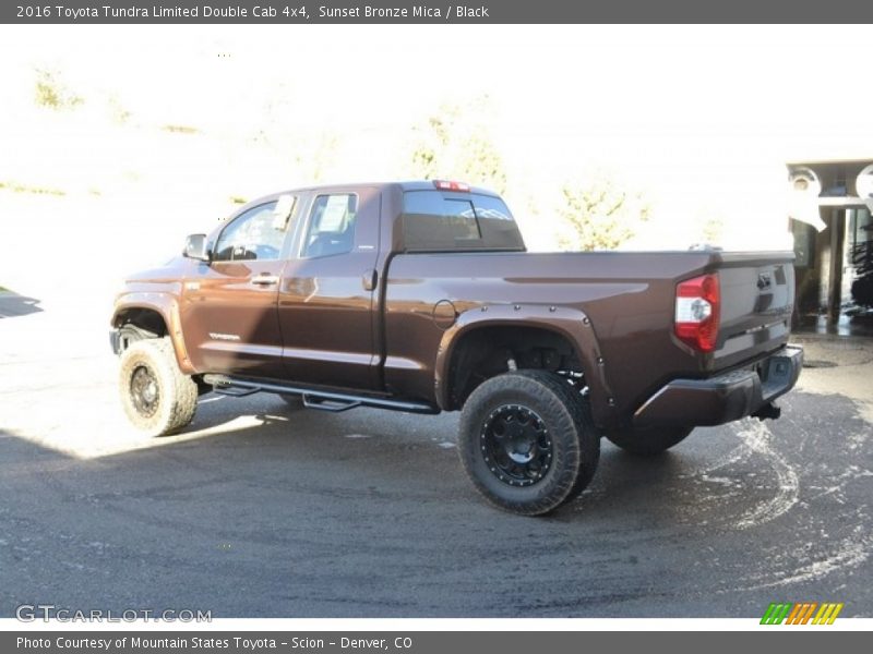 Sunset Bronze Mica / Black 2016 Toyota Tundra Limited Double Cab 4x4