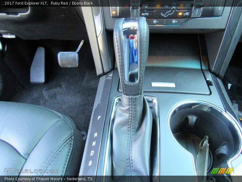 Ruby Red / Ebony Black 2017 Ford Explorer XLT