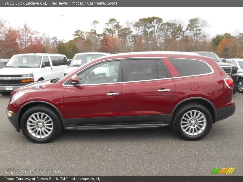 Red Jewel Tintcoat / Cashmere/Cocoa 2011 Buick Enclave CXL
