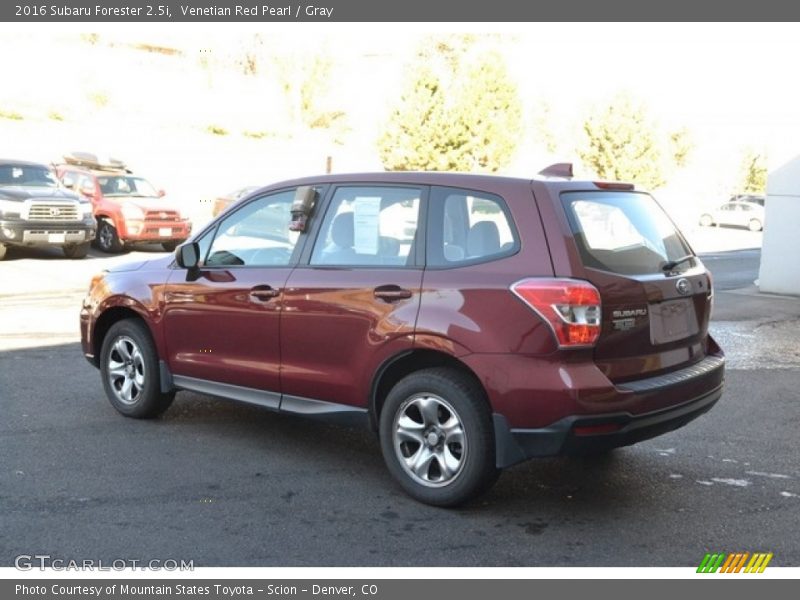 Venetian Red Pearl / Gray 2016 Subaru Forester 2.5i