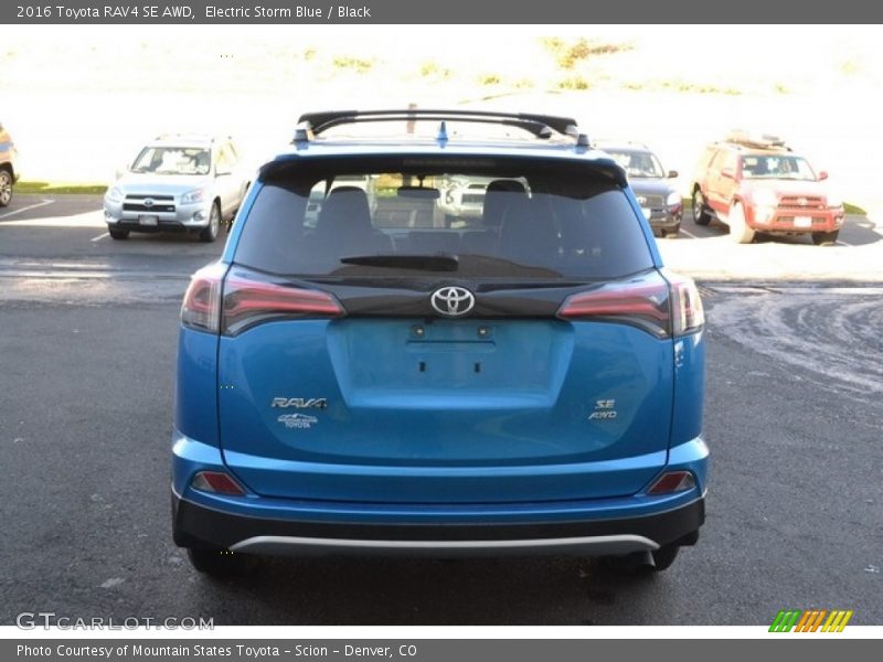 Electric Storm Blue / Black 2016 Toyota RAV4 SE AWD