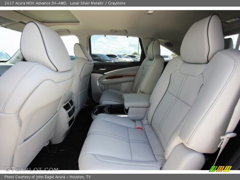 Rear Seat of 2017 MDX Advance SH-AWD