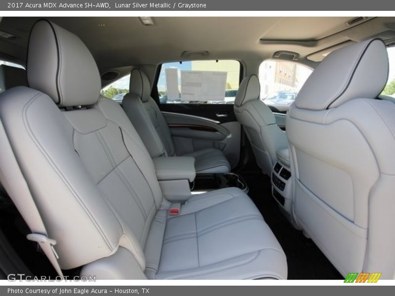 Rear Seat of 2017 MDX Advance SH-AWD