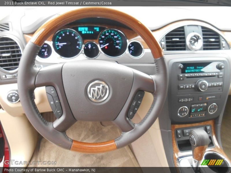 Red Jewel Tintcoat / Cashmere/Cocoa 2011 Buick Enclave CXL