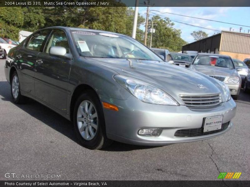 Mystic Sea Green Opalescent / Ivory 2004 Lexus ES 330