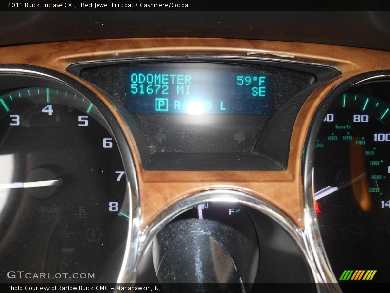 Red Jewel Tintcoat / Cashmere/Cocoa 2011 Buick Enclave CXL