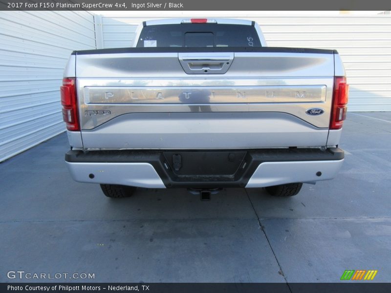 Ingot Silver / Black 2017 Ford F150 Platinum SuperCrew 4x4
