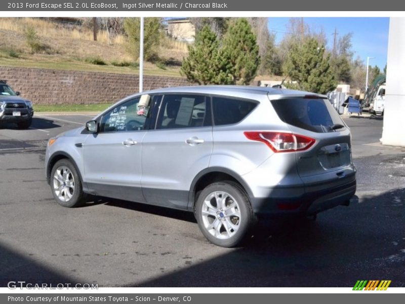 Ingot Silver Metallic / Charcoal Black 2013 Ford Escape SEL 2.0L EcoBoost