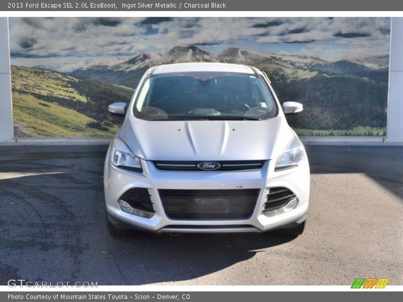 Ingot Silver Metallic / Charcoal Black 2013 Ford Escape SEL 2.0L EcoBoost