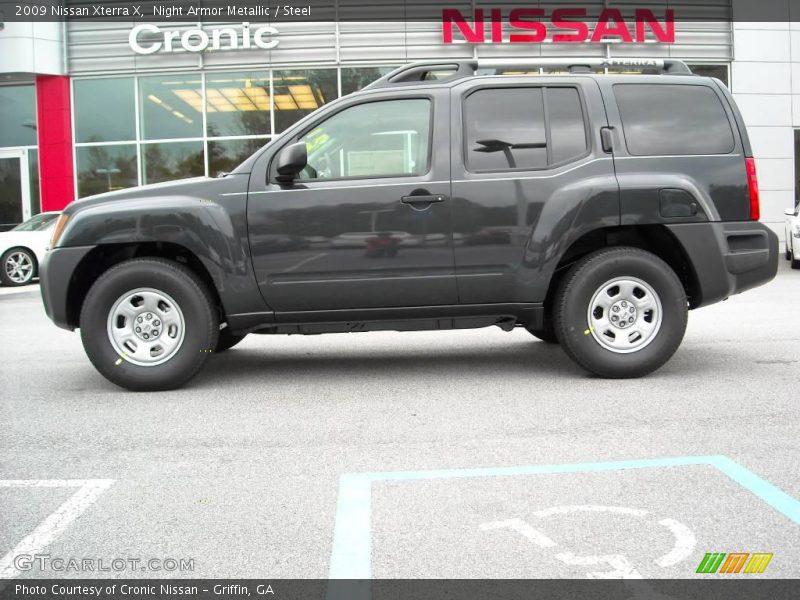 Night Armor Metallic / Steel 2009 Nissan Xterra X