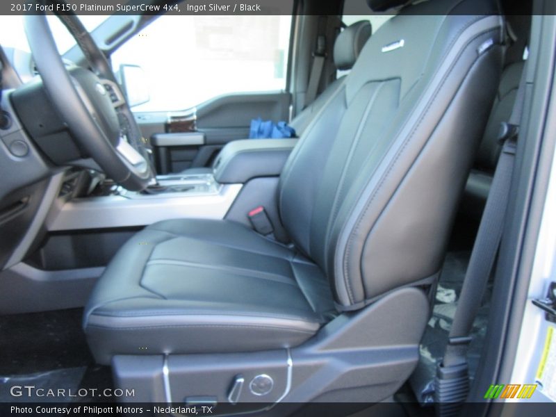 Front Seat of 2017 F150 Platinum SuperCrew 4x4