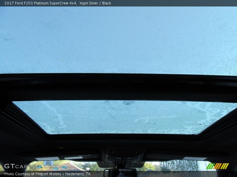 Ingot Silver / Black 2017 Ford F150 Platinum SuperCrew 4x4