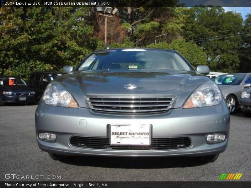 Mystic Sea Green Opalescent / Ivory 2004 Lexus ES 330