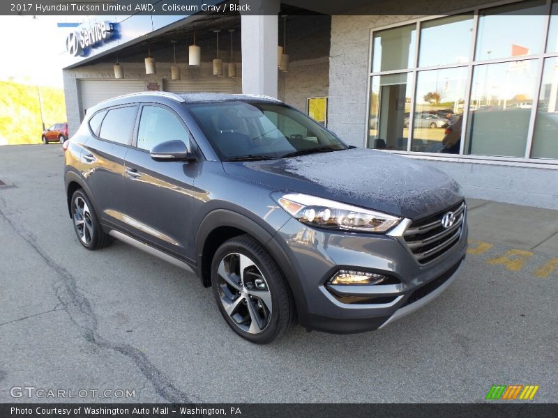 Coliseum Gray / Black 2017 Hyundai Tucson Limited AWD
