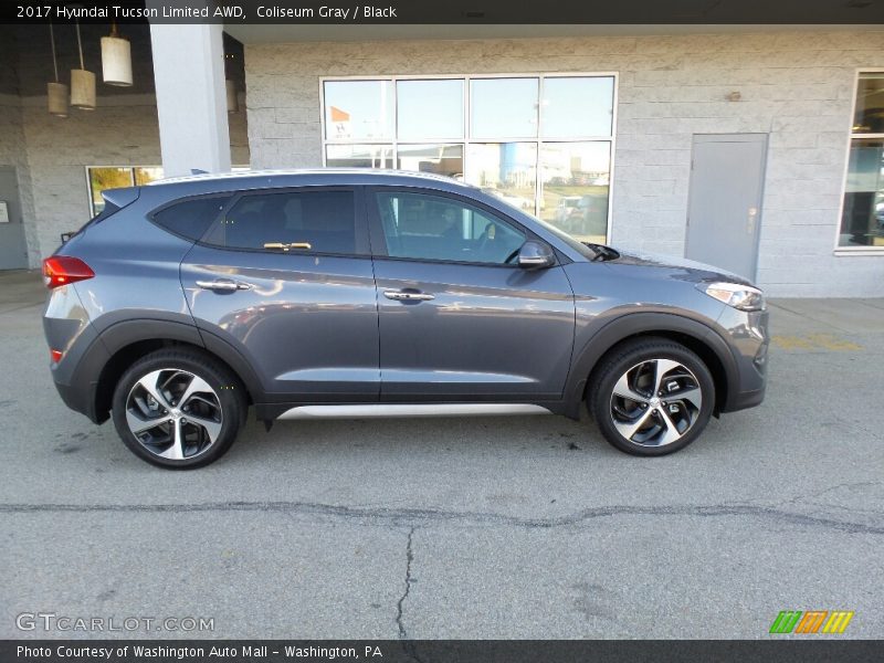 Coliseum Gray / Black 2017 Hyundai Tucson Limited AWD