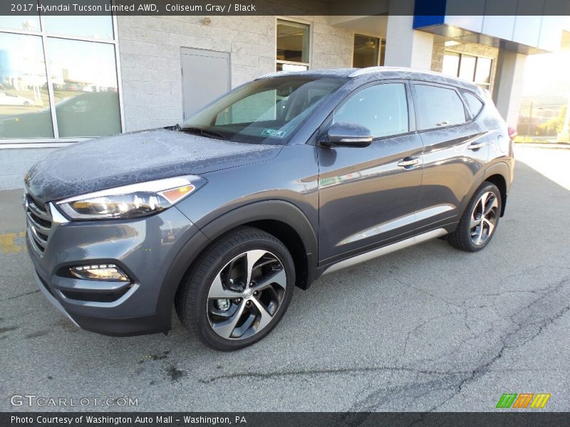 Coliseum Gray / Black 2017 Hyundai Tucson Limited AWD
