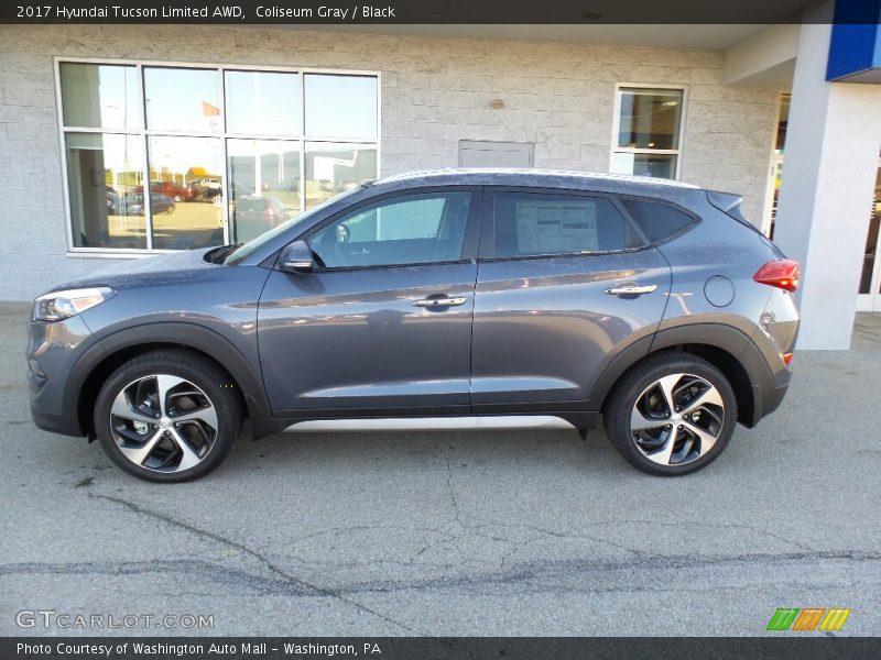 Coliseum Gray / Black 2017 Hyundai Tucson Limited AWD