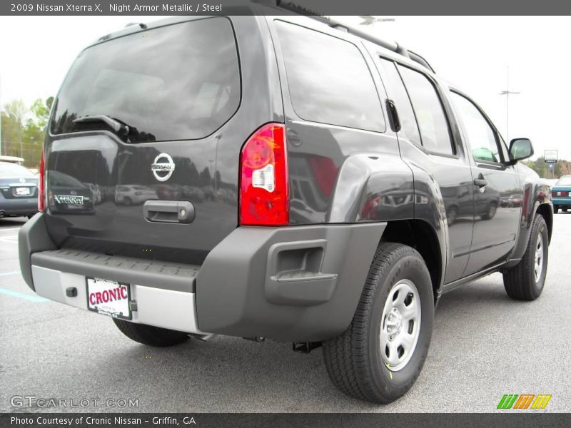 Night Armor Metallic / Steel 2009 Nissan Xterra X