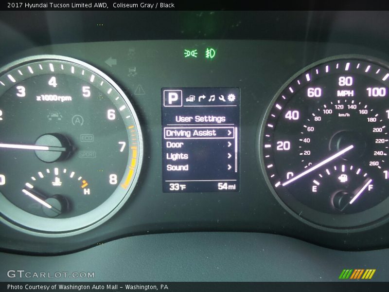 Coliseum Gray / Black 2017 Hyundai Tucson Limited AWD