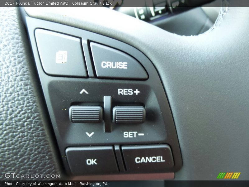 Coliseum Gray / Black 2017 Hyundai Tucson Limited AWD