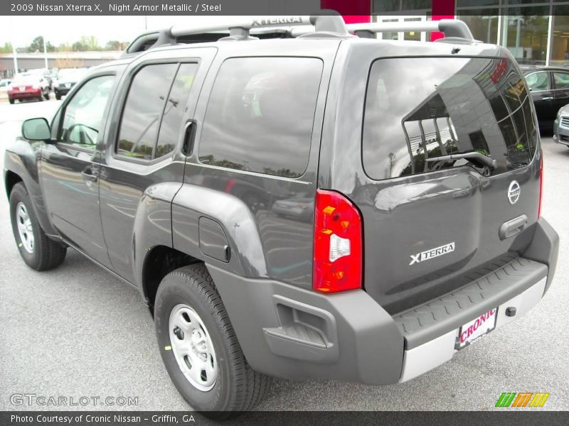 Night Armor Metallic / Steel 2009 Nissan Xterra X