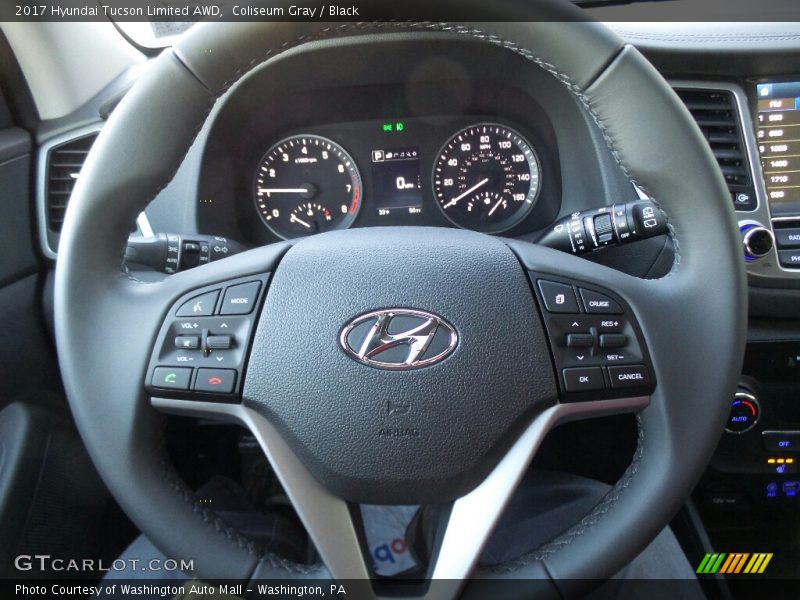 Coliseum Gray / Black 2017 Hyundai Tucson Limited AWD