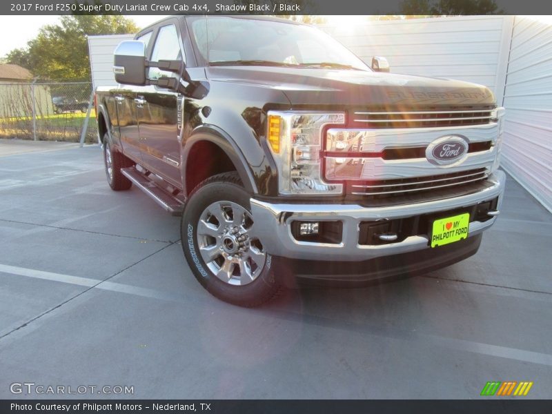 Shadow Black / Black 2017 Ford F250 Super Duty Lariat Crew Cab 4x4