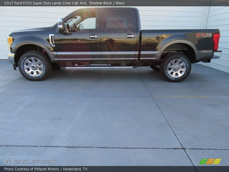 Shadow Black / Black 2017 Ford F250 Super Duty Lariat Crew Cab 4x4