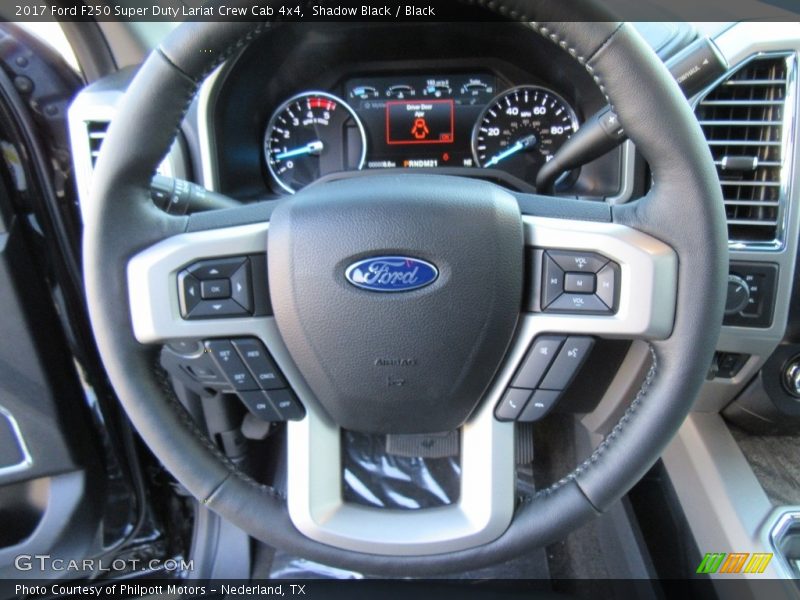  2017 F250 Super Duty Lariat Crew Cab 4x4 Steering Wheel