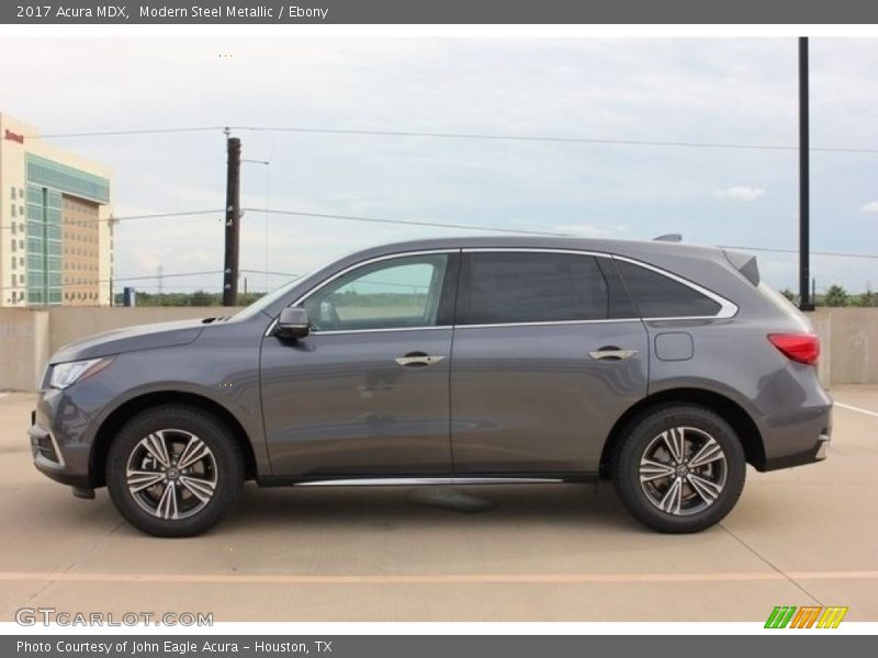 Modern Steel Metallic / Ebony 2017 Acura MDX