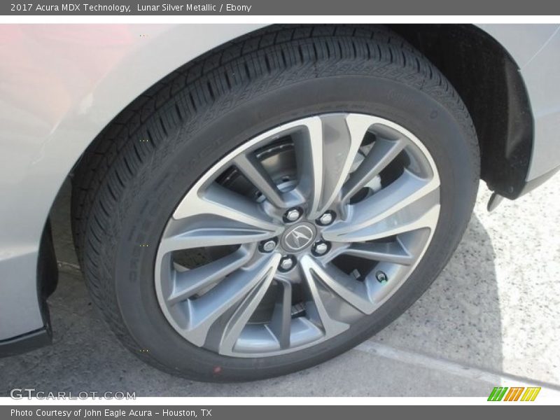 Lunar Silver Metallic / Ebony 2017 Acura MDX Technology