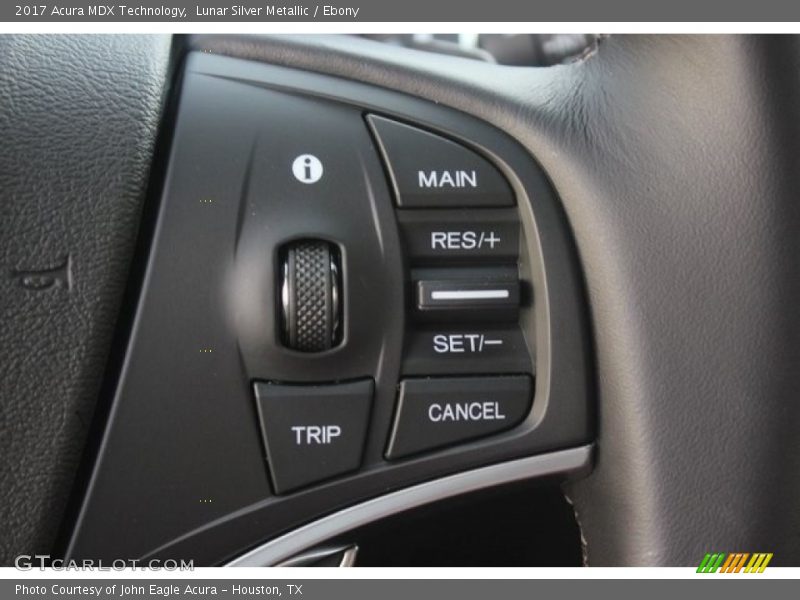 Lunar Silver Metallic / Ebony 2017 Acura MDX Technology