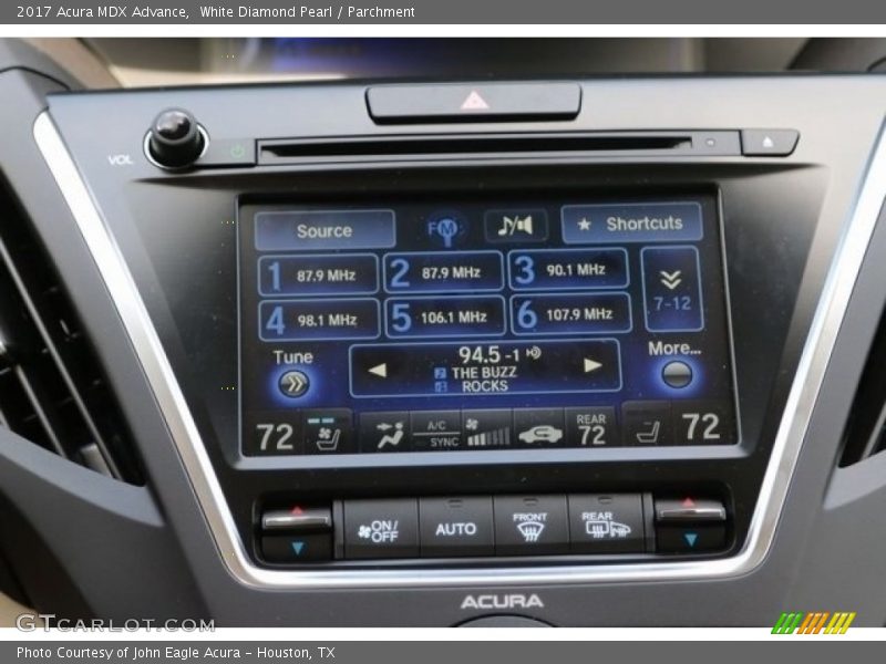 White Diamond Pearl / Parchment 2017 Acura MDX Advance
