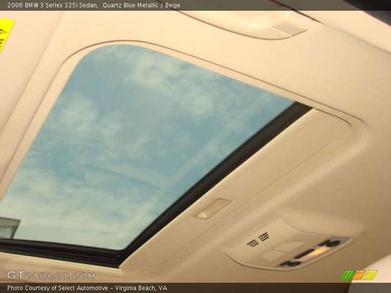 Quartz Blue Metallic / Beige 2006 BMW 3 Series 325i Sedan